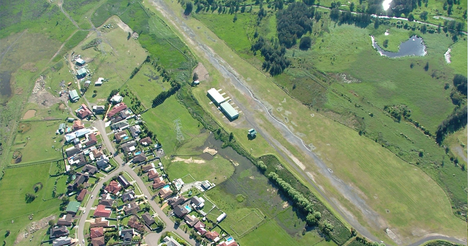 Wallsair aerial looking N